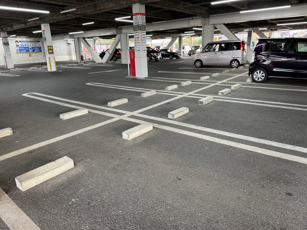 コジマ×ビックカメラ東大和店駐車場